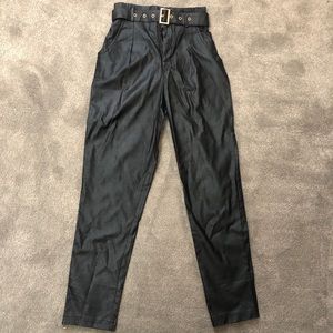 Windsor faux leather pants